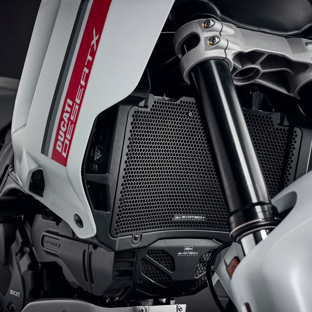 Evotech Ducati Desertx Rally Radiator Guard (2024+)