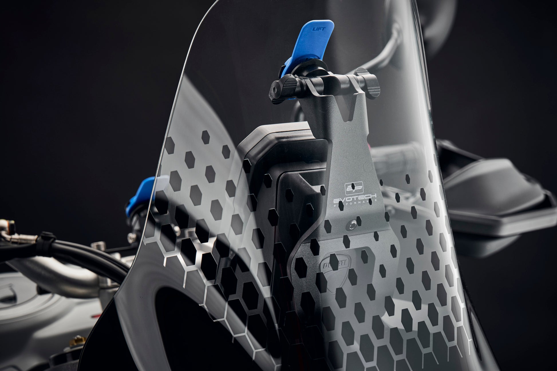 Navigatiesteun Evotech Performance voor Quad Lock - Ducati DesertX (2022+)