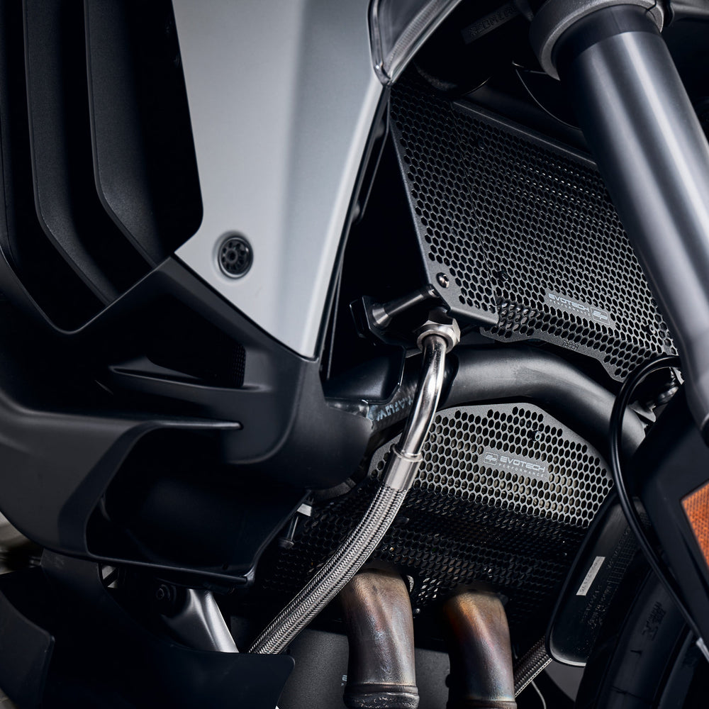 Evotech Multistrada V4 Pikes Peak Radiator Oil Cylinder Juego de protección (2022+)