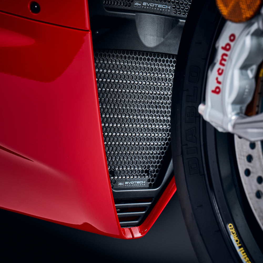 
                  
                    Evotech Ducati Panigale V4R Radiator Guard Set (2021-2024)
                  
                