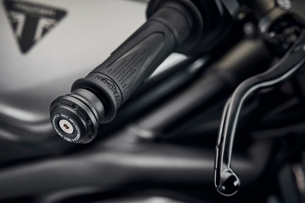 EVOTECH Bar End End Poids (Version du miroir d'extrémité non bar) - Triumph Speed ​​Twin 900 (2023+)