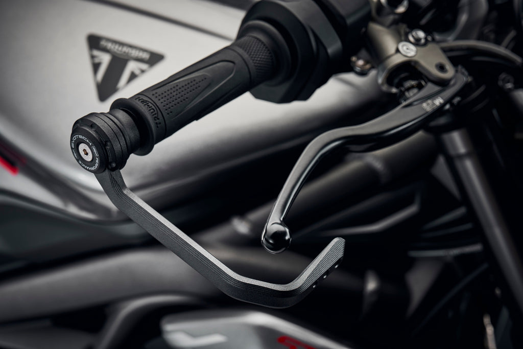 EVOTECH TRIUMPH STREET TRIPLE 765 MOTO2 EDITION MOT MOT DE PRÉTECTER DE LEVER DE FREIN ET EMBRYAL (2023+) (version du miroir d'extrémité non bar)