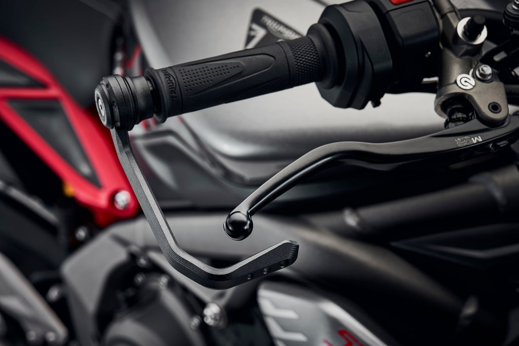 Evotech Triumph Street Triple RS Brawe and Clutch Lever Protector Kit (2020-2022) (versión de espejo de extremo sin barra)