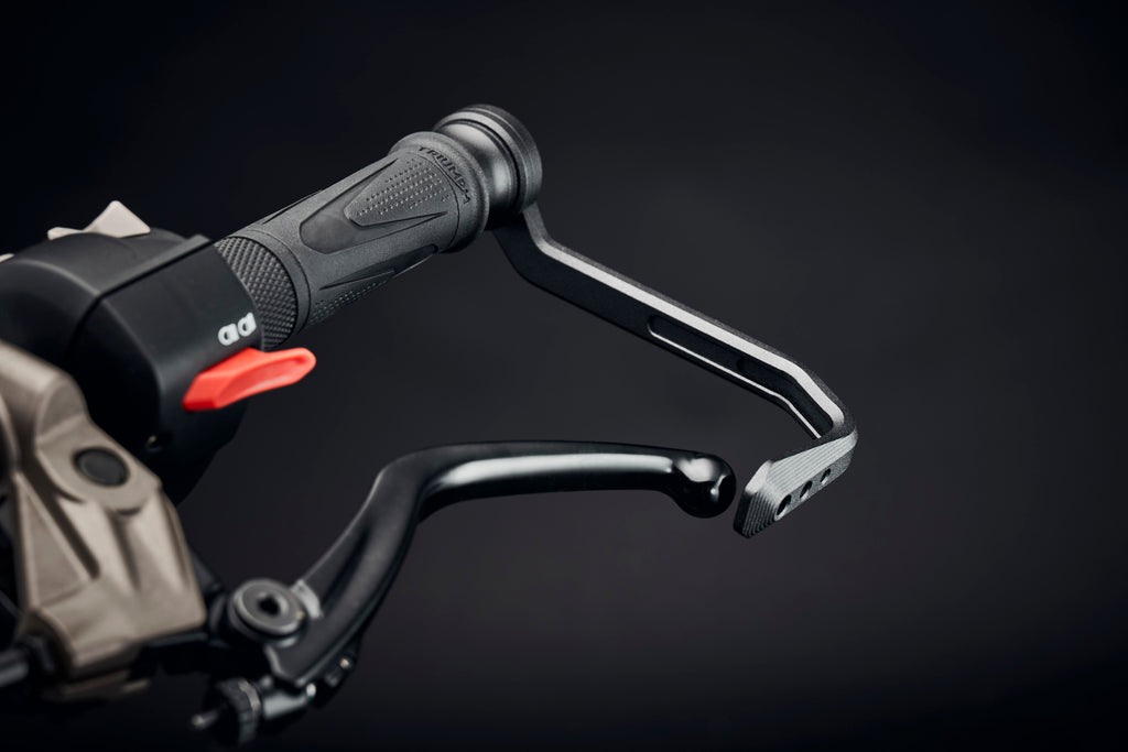 EVOTECH CRUTHER LEVER Protector Kit - Triumph Trident 660 Triple Tribute Edition (2024+) (version du miroir d'extrémité non bar)