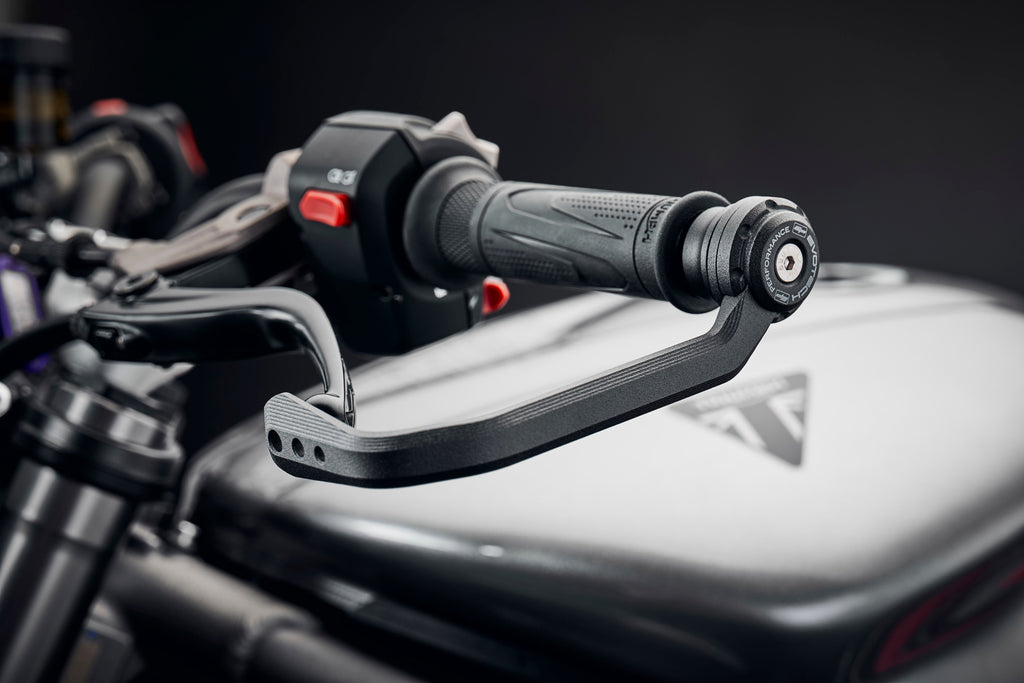 Evotech Triumph Speed ​​Triple RS Lever Protector Kit (2018 - 2020) (versión de espejo de extremo no de barra)