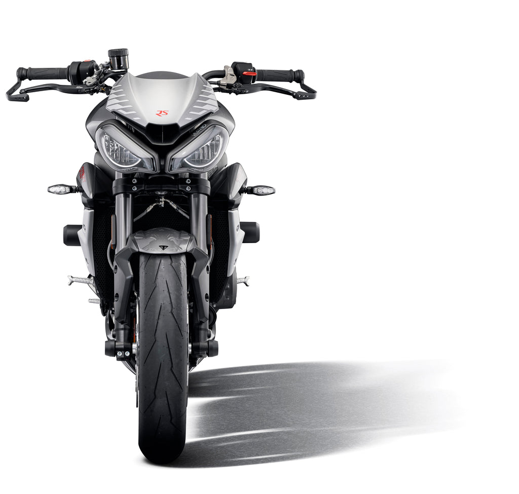 EVOTECH TRIUMPH STREET TRIPLE 765 MOTO2 EDITION MOT MOT DE PRÉTECTER DE LEVER DE FREIN ET EMBRYAL (2023+) (version du miroir d'extrémité non bar)