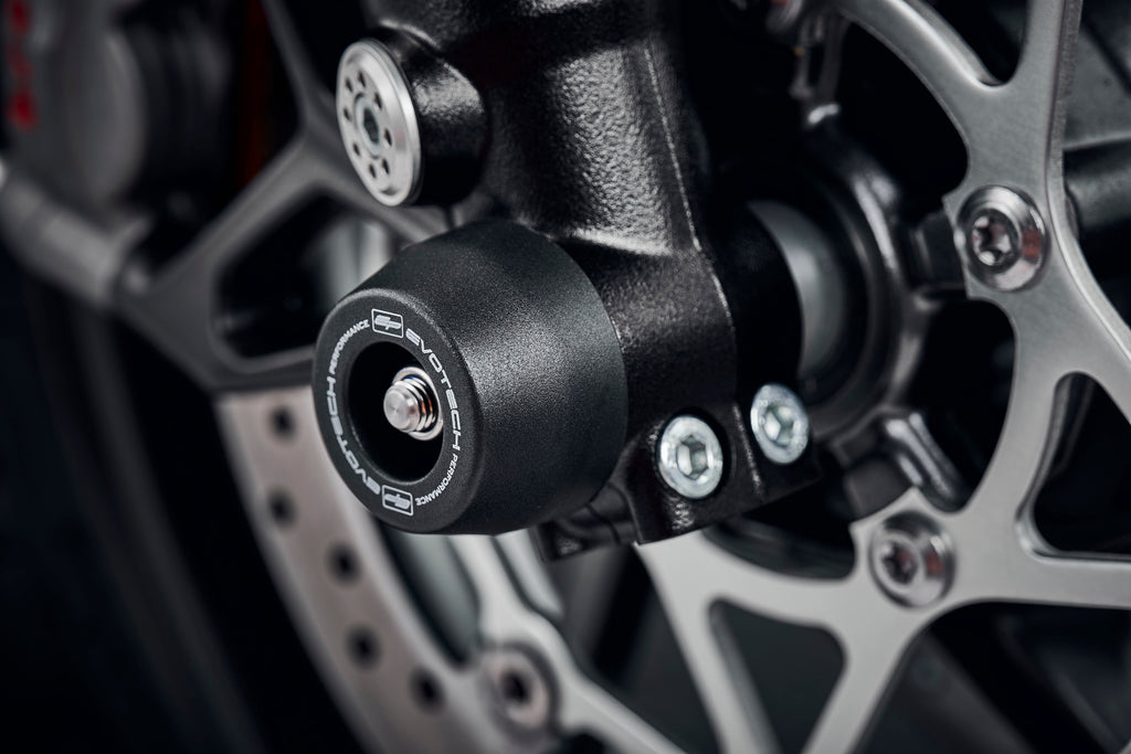 Evotech Front Spindle Bobins - Triumph Street Triple RS (2020-2022)