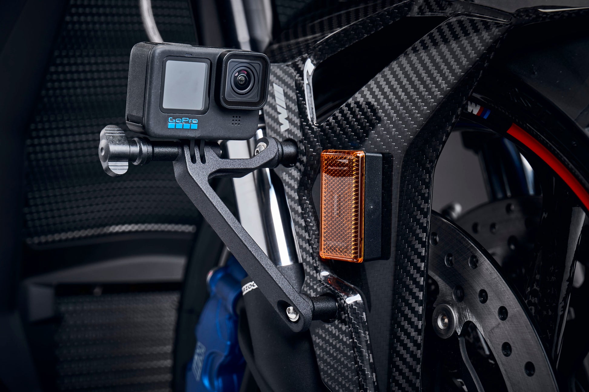 Evotech Action / Safety Camera Front Mudguard Mount - BMW S 1000 RR Motorsport (2019-2022)