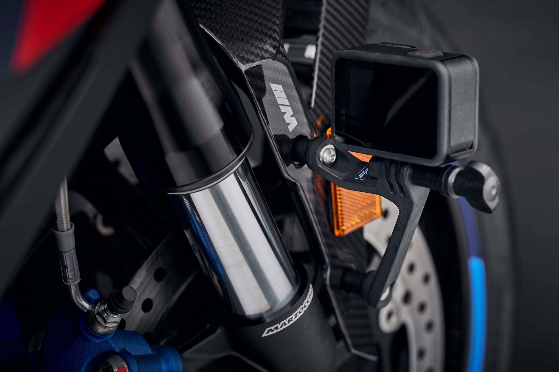Evotech Action / Safety Camera Front Mudguard Mount - BMW S 1000 RR Sport (2019-2022)