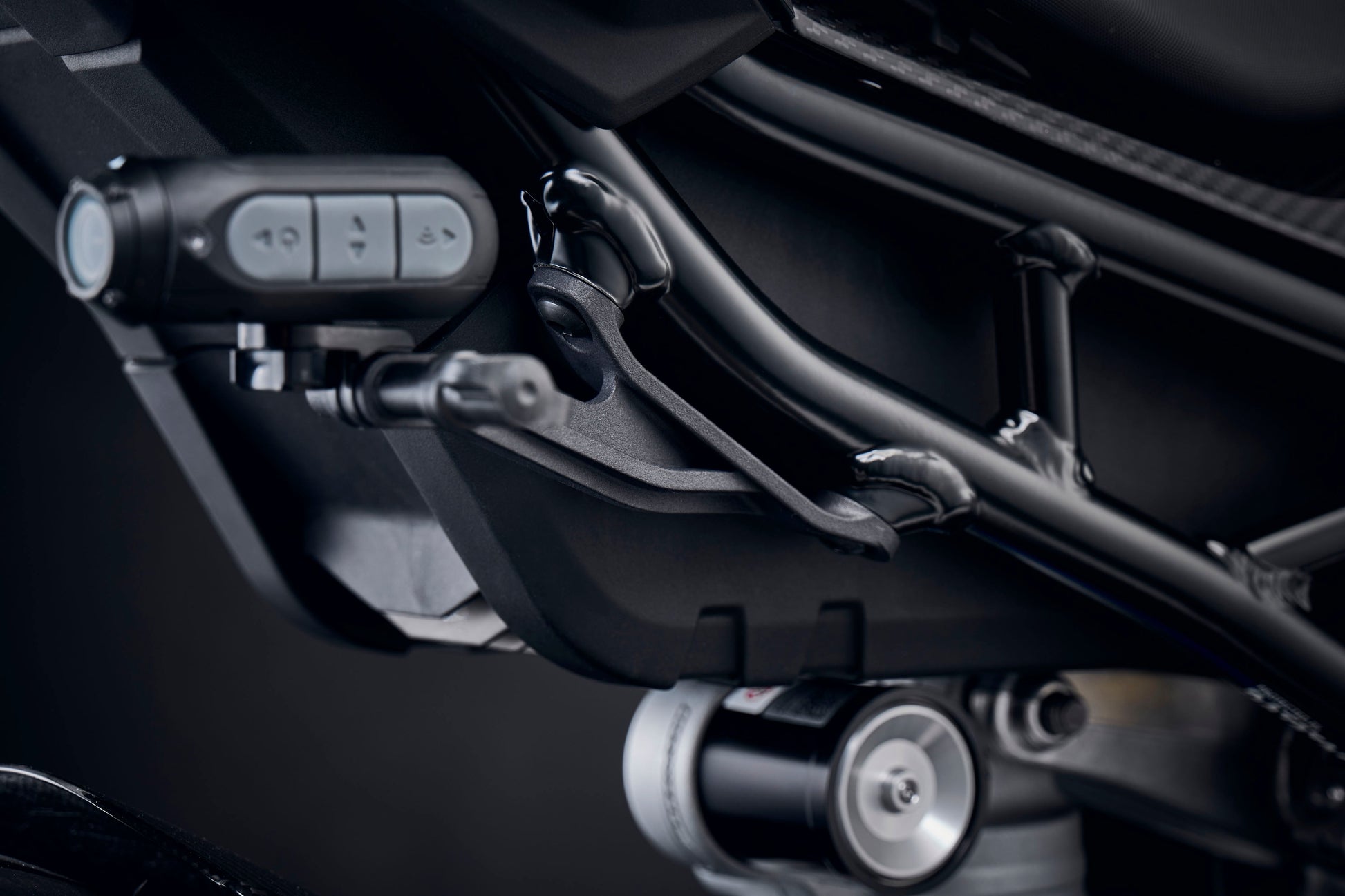 Evotech Footpeg Action Camera Montagesteun (achteruit gericht) - BMW S 1000 RR Sport (2019-2022) (Right-hand Side)