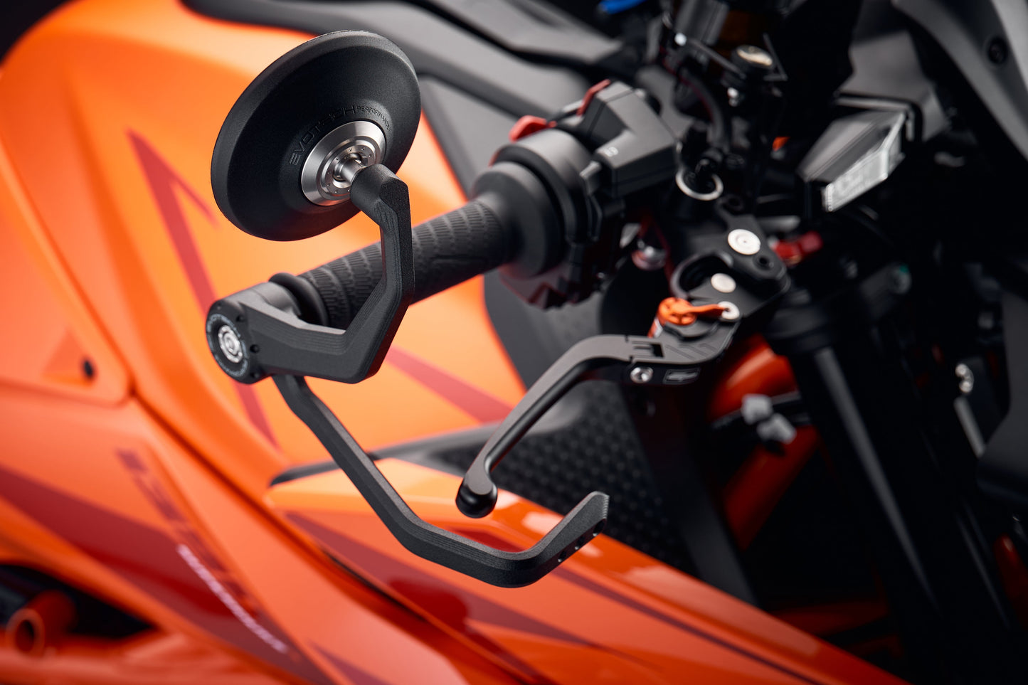 Evotech Bar End Mirrors / Brawe and Empliut Protector Kit - KTM 1390 Super Duke R EVO (2024+)