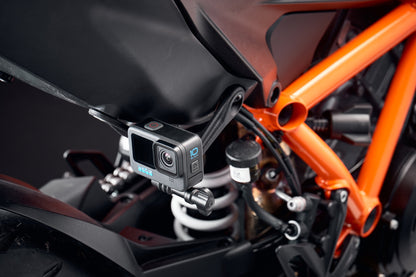 Evotech Footpeg Action Camera Montagesteun (achteruit gericht) - KTM 1290 Super Duke RR (2021+) (Right-hand Side)