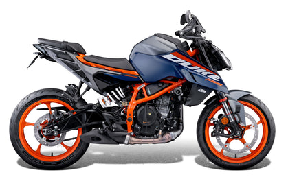 Evotech Voorvork en Achterbrug Beschermer Set - KTM 390 Duke (2024+)