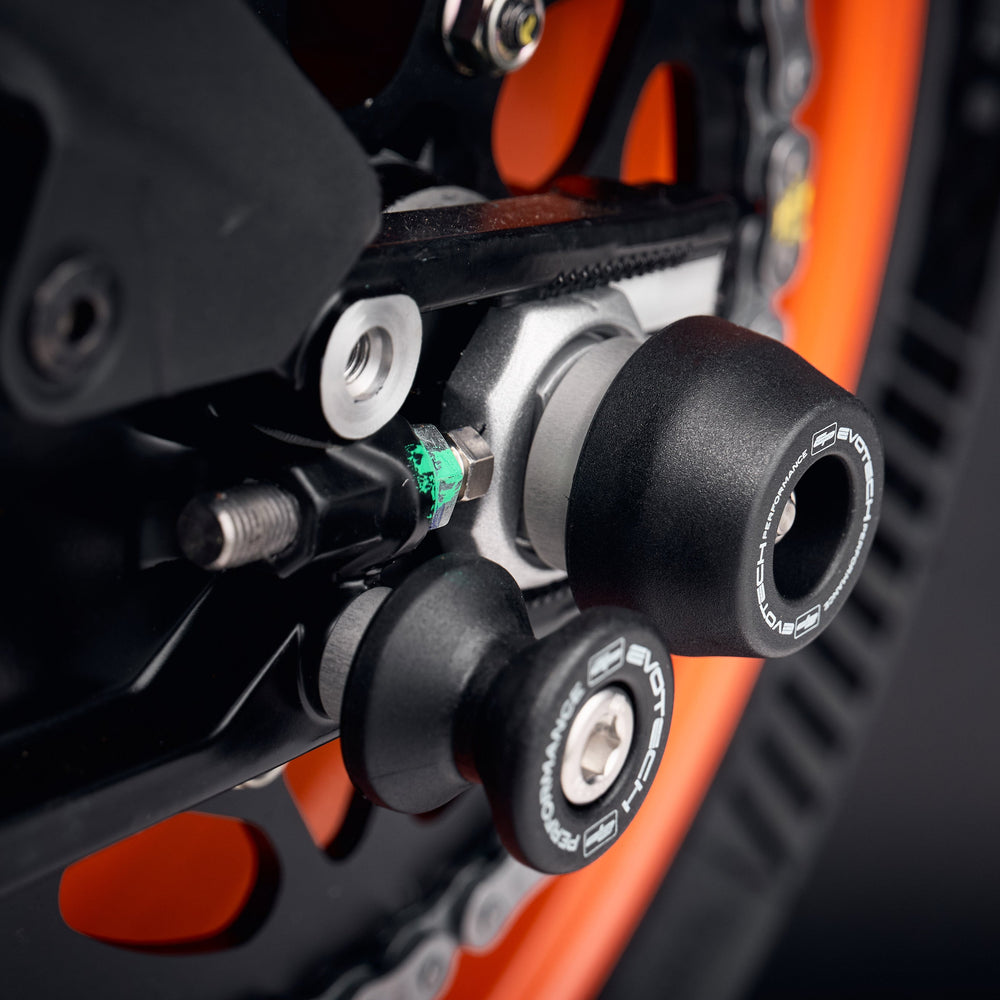 
                  
                    Evotech Rear Spindle Bobbins - KTM 390 Duke (2024+)
                  
                