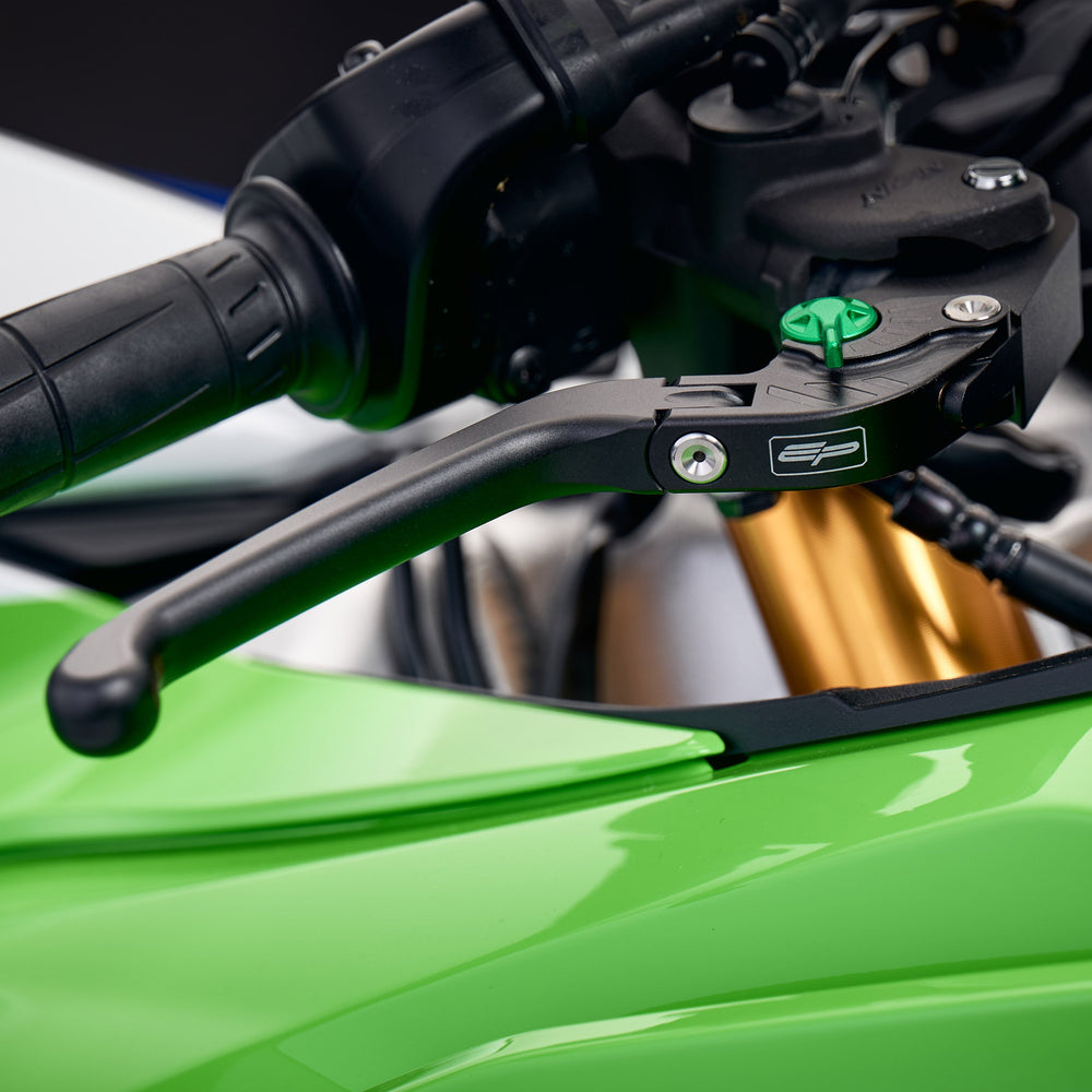 Evotech Evo Folding Clutch and Brake Lever set - Kawasaki Ninja ZX-6R 40th Anniversary Edition (2024+)