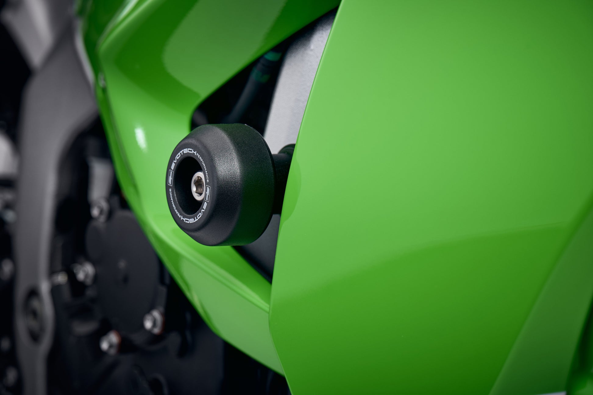 Evotech Kawasaki Ninja ZX-6R 40th Anniversary Edition Valblokken set (2024+)