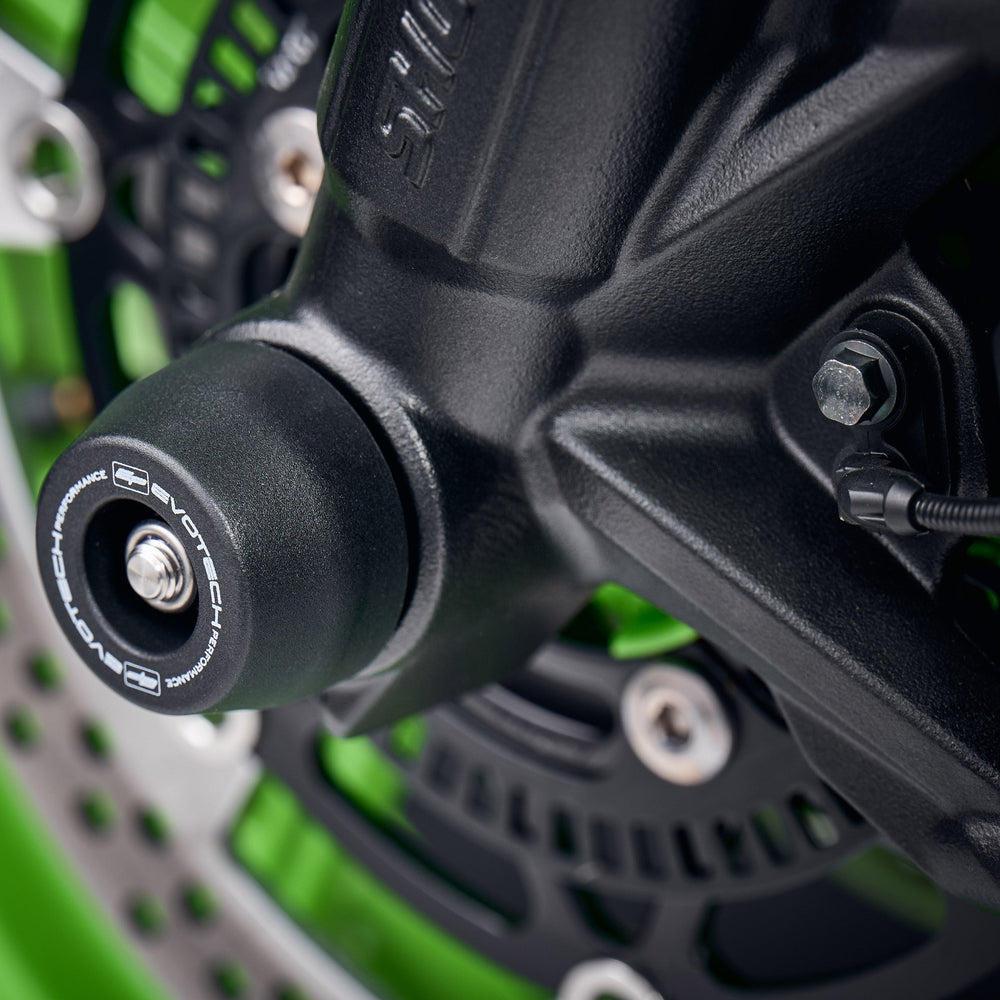 
                  
                    Evotech Spindle Bobbins Kit - Kawasaki Ninja ZX -6r 40. Jubiläumsausgabe (2024+)
                  
                