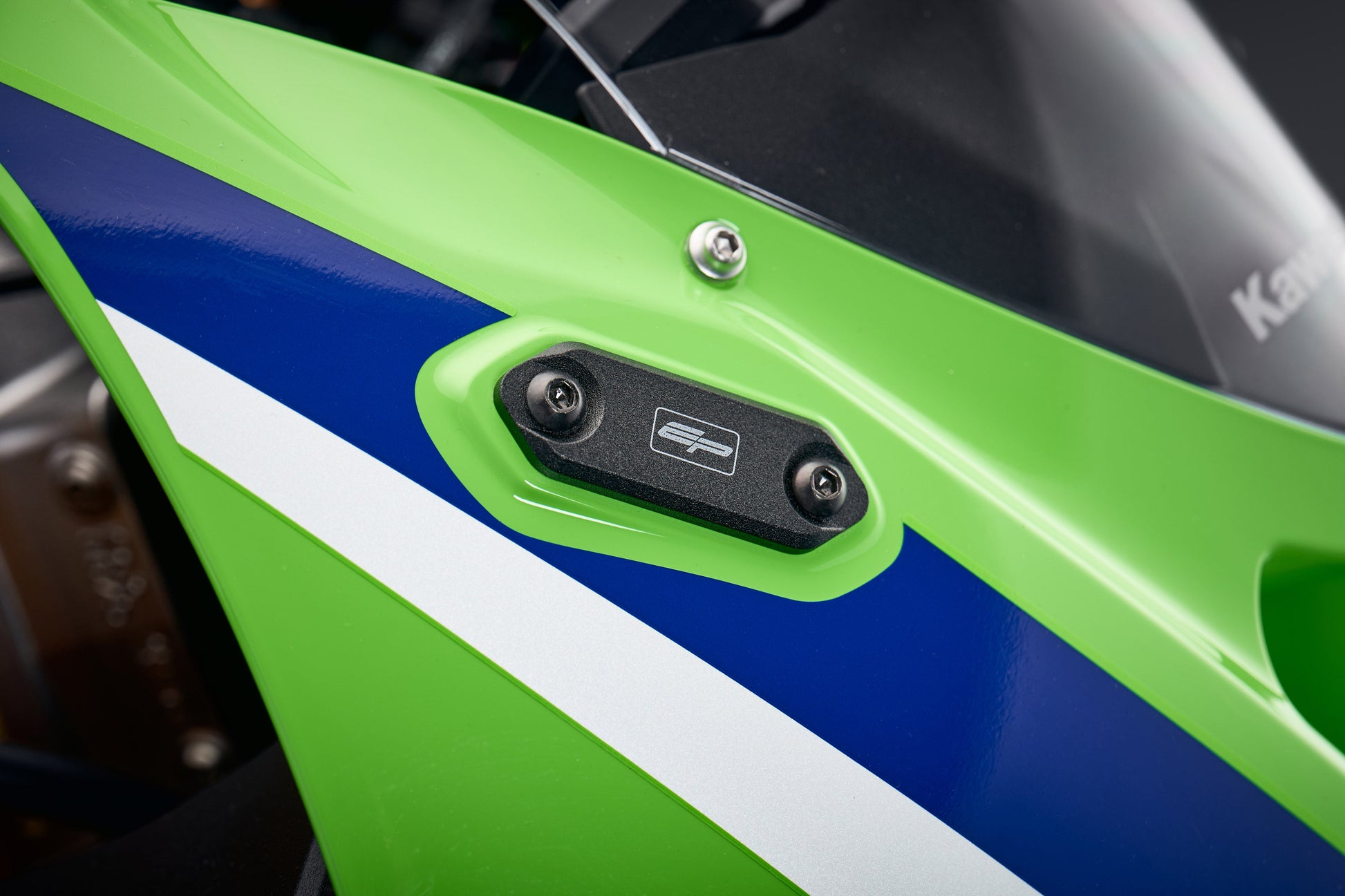Evotech Mirror Blanking Plates - Kawasaki Ninja ZX-6R 40th Anniversary Edition (2024+)