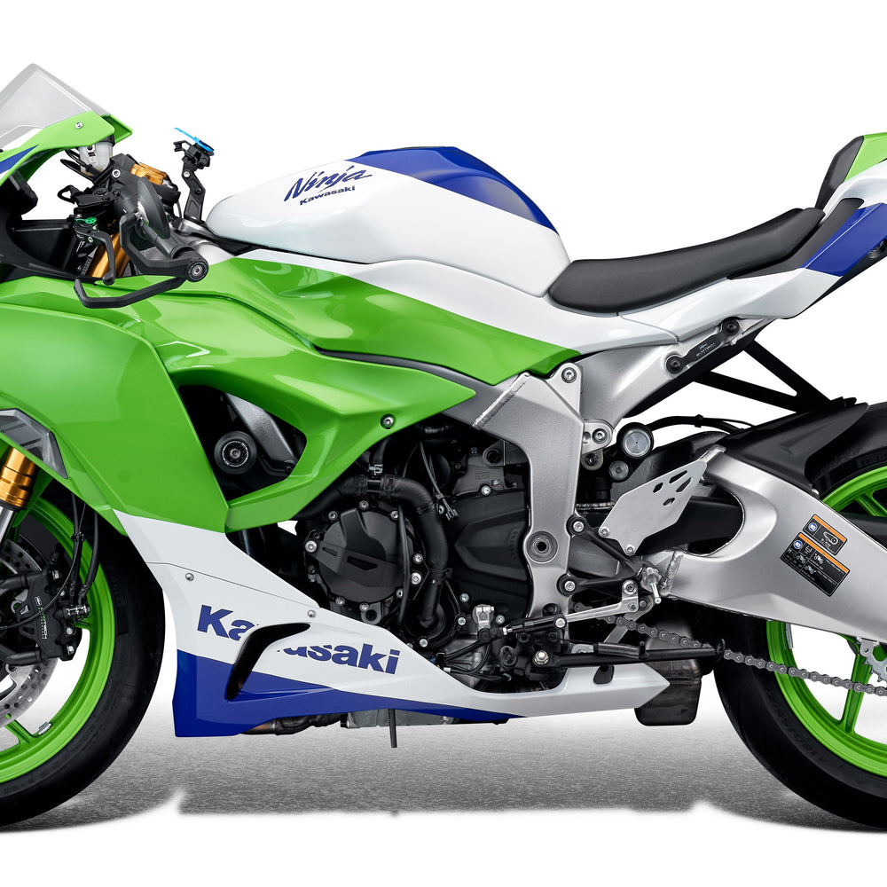 
                  
                    Evotech Kawasaki Ninja ZX-6R Auspendellanhänger & Sozius Footrap Entfernungskit (2024+)
                  
                