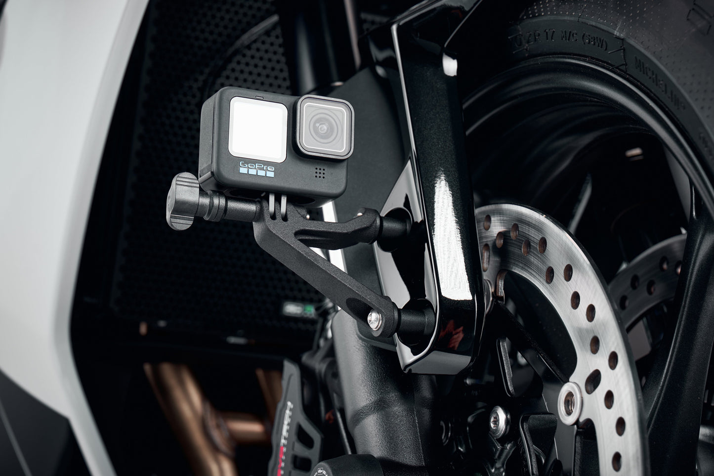 Evotech Action / Safety Camera Front Mubguard Mount - Triumph Daytona 660 (2024+)