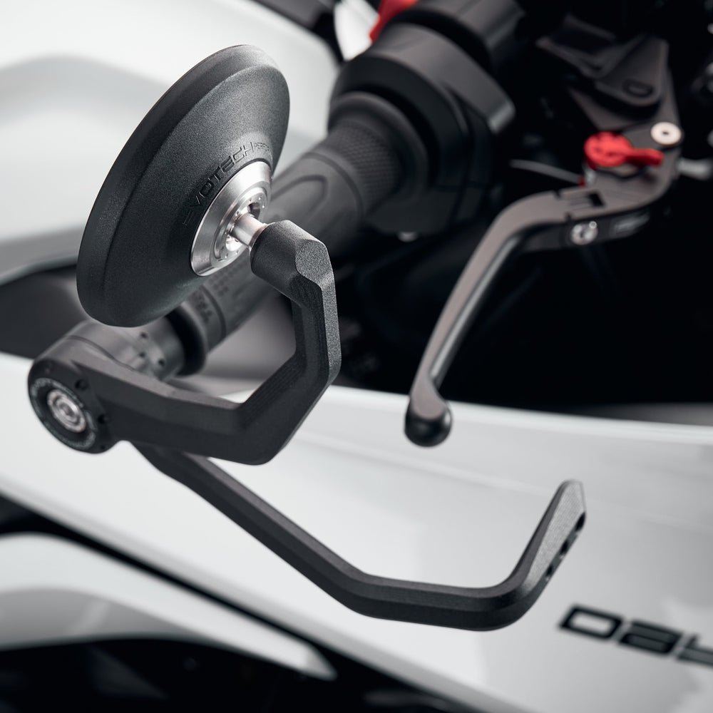 
                  
                    Evotech Bar End Mirrors / Brems- und Kupplungsschutz -Kit - Triumph Daytona 660 (2024+)
                  
                