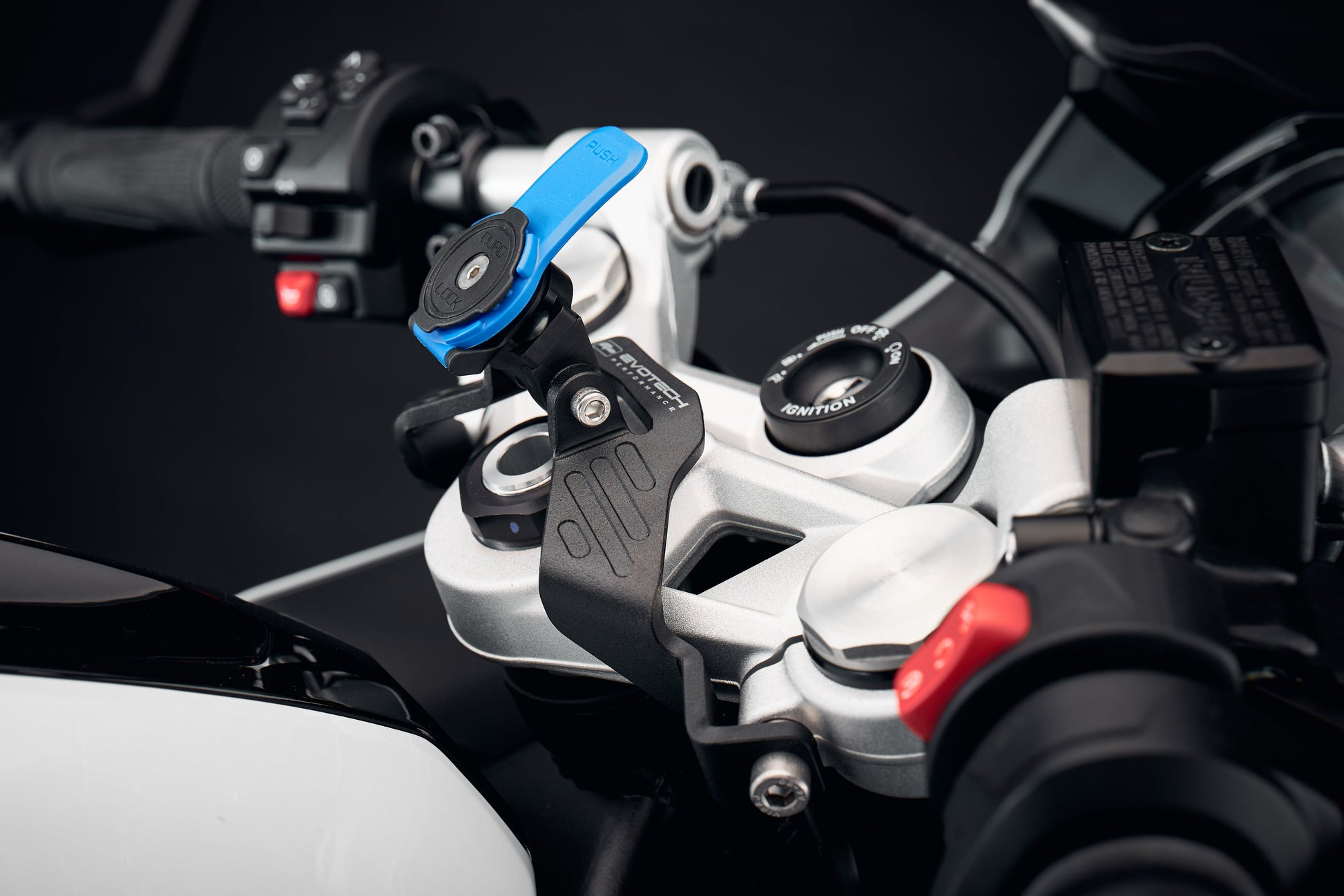 Navigatiesteun Evotech Performance voor Quad Lock - Triumph Daytona 660 (2024+)