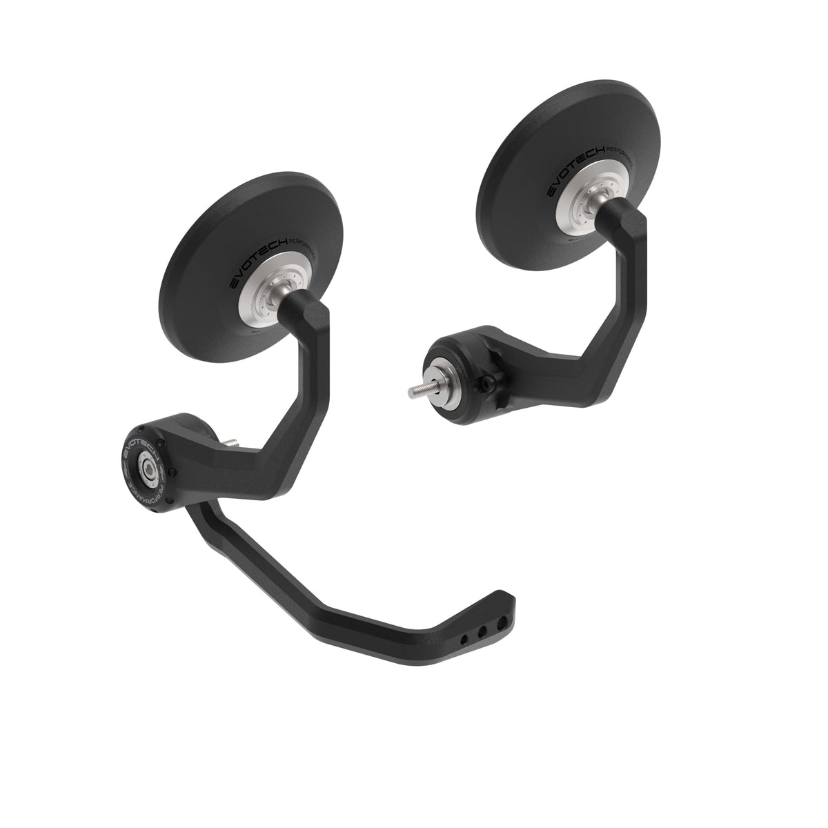 Bar End Spiegels (Retro) incl. Remhendel Beschermer Set Evotech - Aprilia Tuono 457 (2025+)
