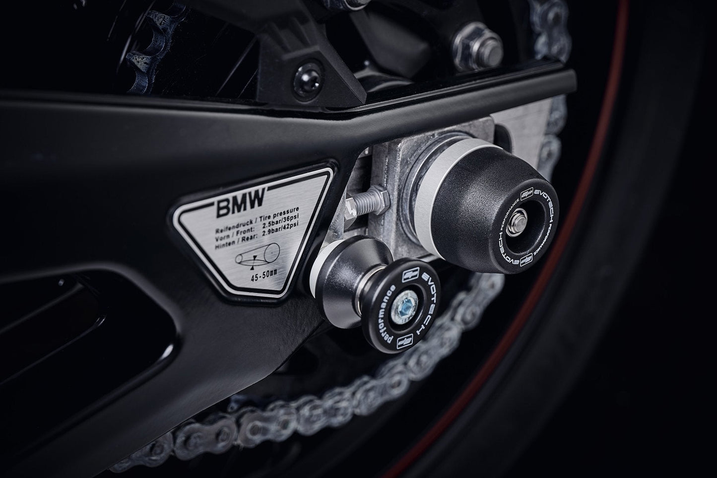 Evotech Rear Spindle Bobbins - BMW S 1000 R (2017-2020)