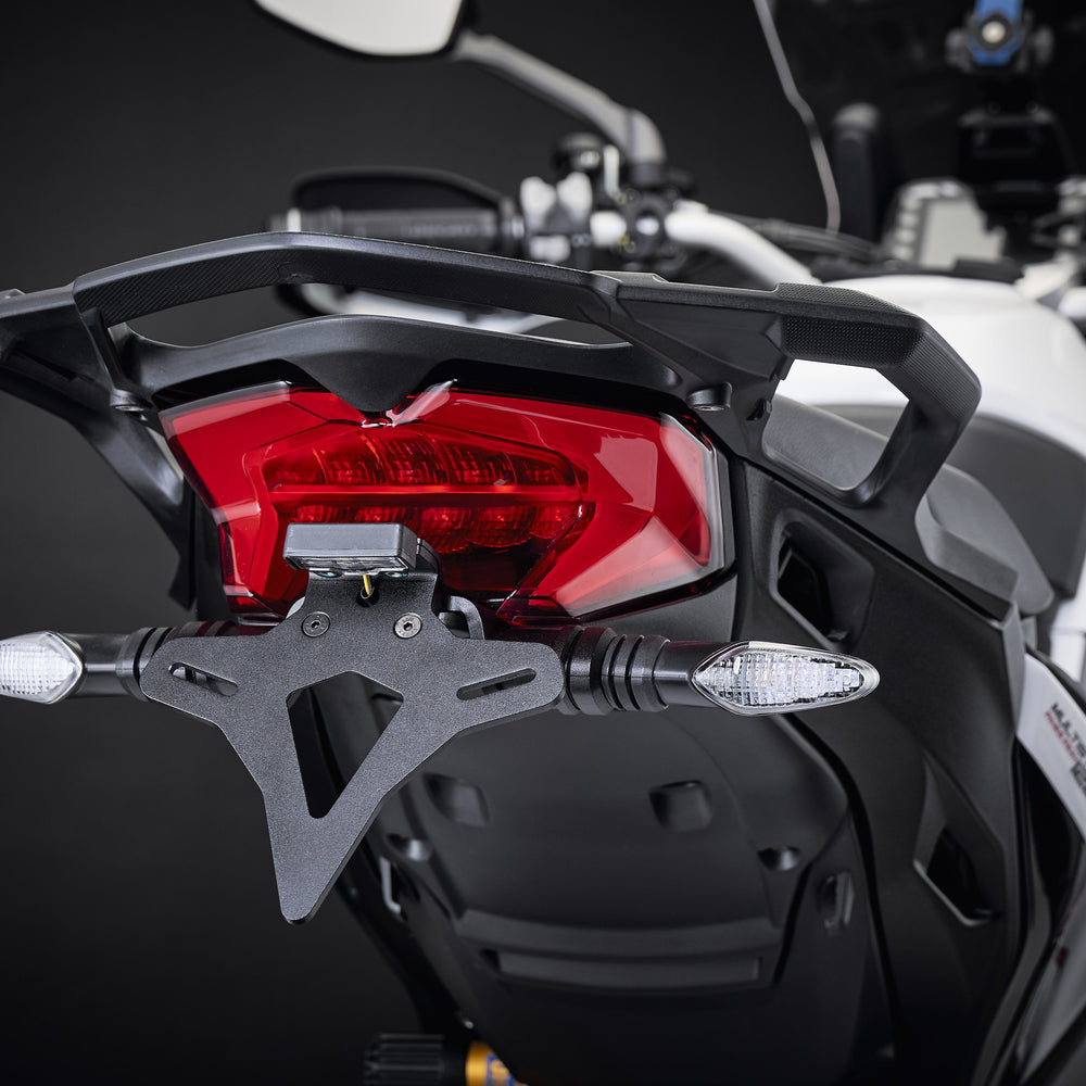 
                  
                    Evotech Performance Tail Tidy for the 2019 Ducati Multistrada 1260 Pikes Peak On Bike Rear Offside Angled View 1
                  
                