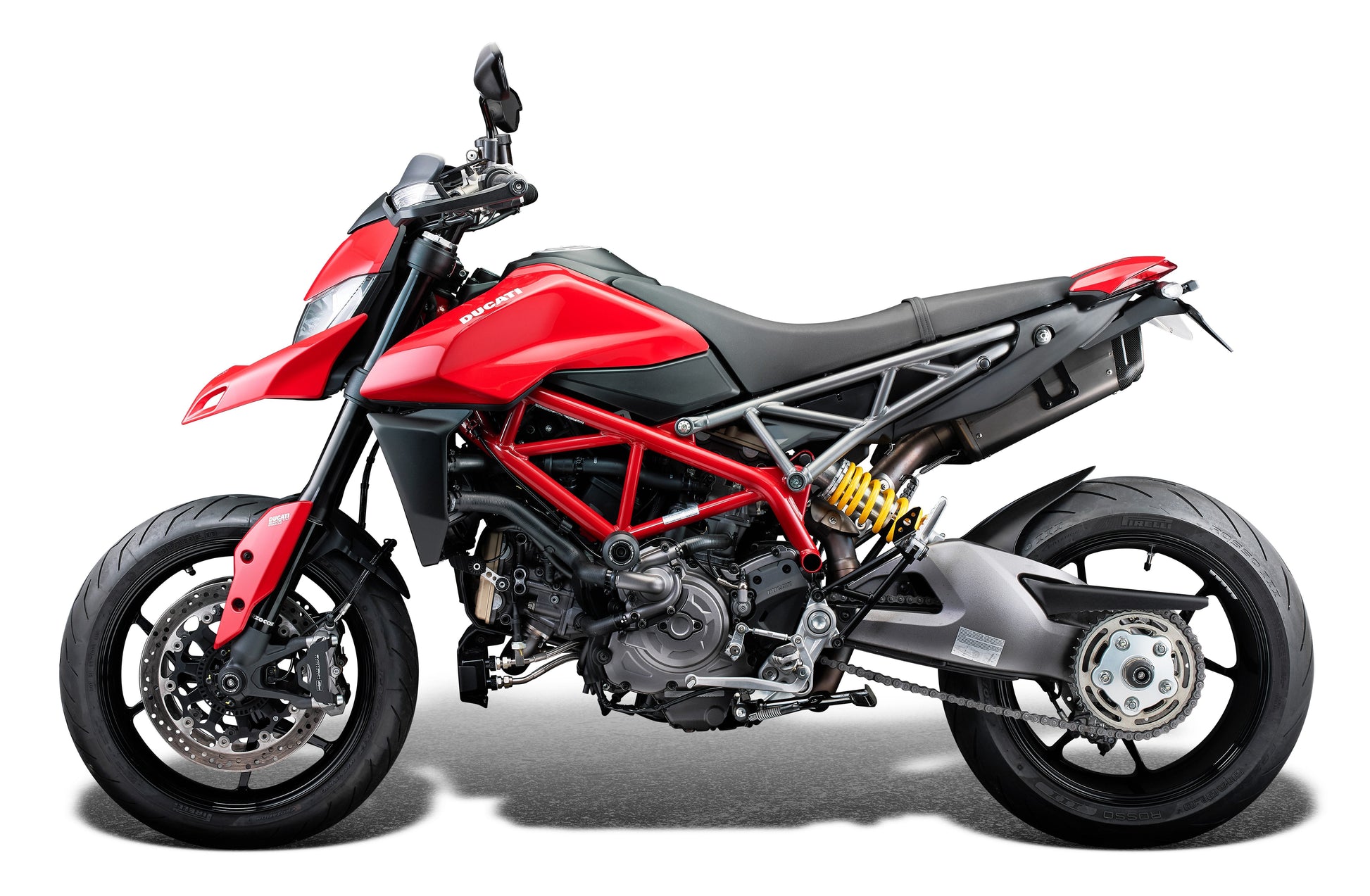 Evotech Ducati Hypermotard 950 RVE Kentekenplaathouder (2020-2025) (Termignoni Single Race Exhaust Compatible)