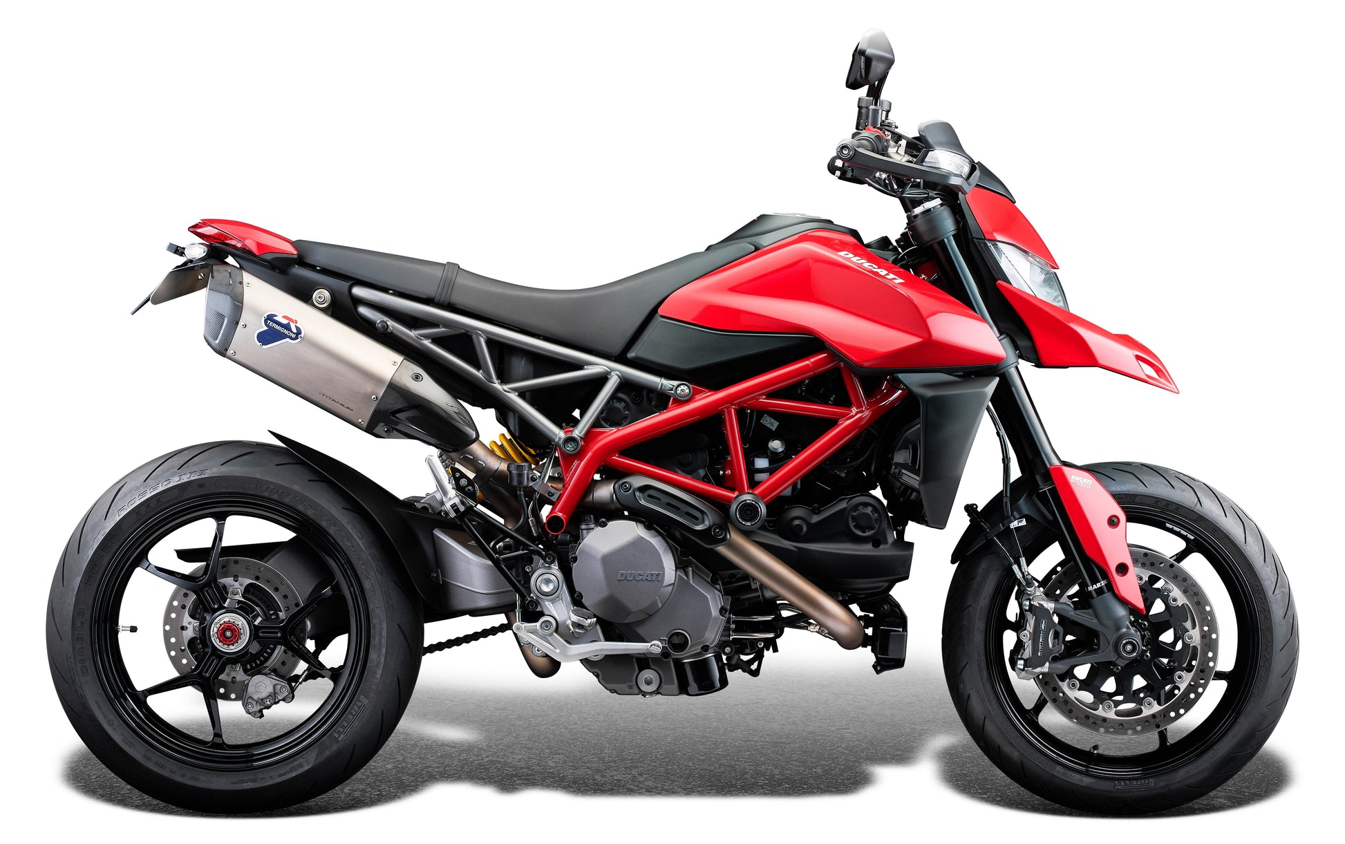 Evotech Ducati Hypermotard 950 SP Kentekenplaathouder (2019-2025) (Termignoni Single Race Exhaust Compatible)