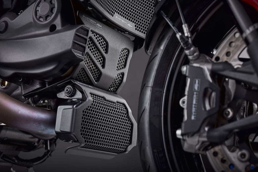 Evotech Ducati Hypermotard 950 Radiator & Engine and Oil Cooler Guard Set (2019+)