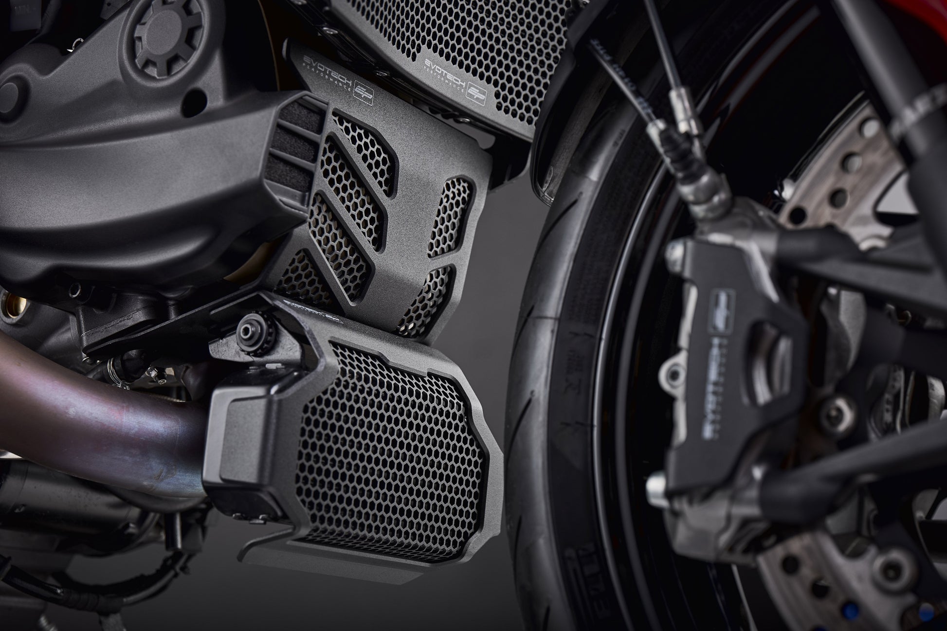 Evotech Ducati Hypermotard 950 Oliekoeler Beschermer (2019-2025)