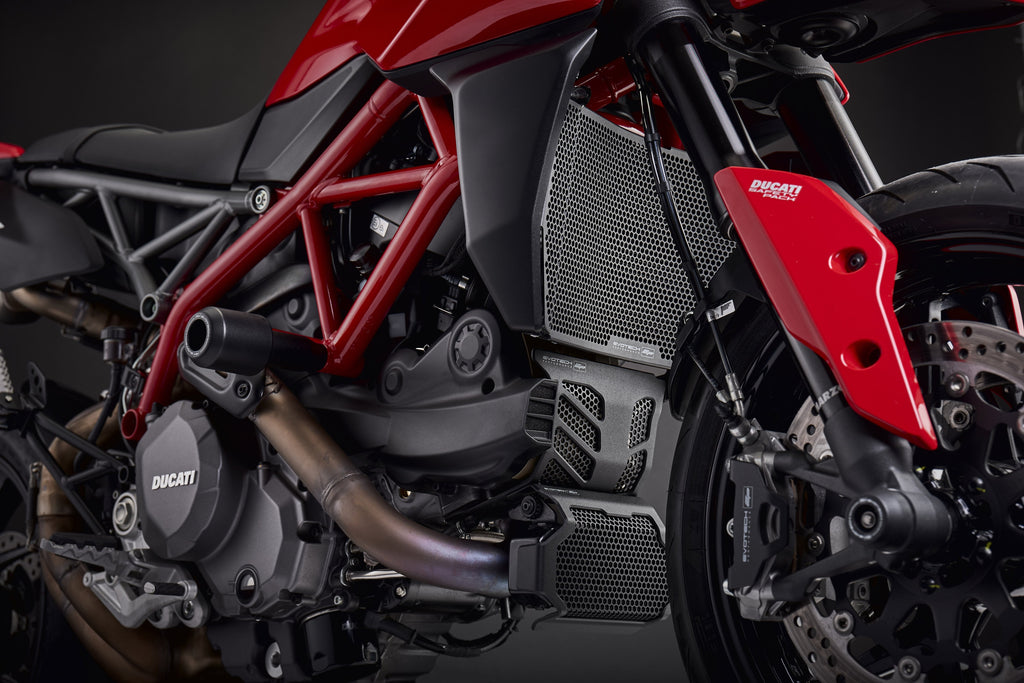 Evotech Ducati Hypermotard 950 SP Kühler & Motor- und Ölkühlerschutz -Set (2019+)