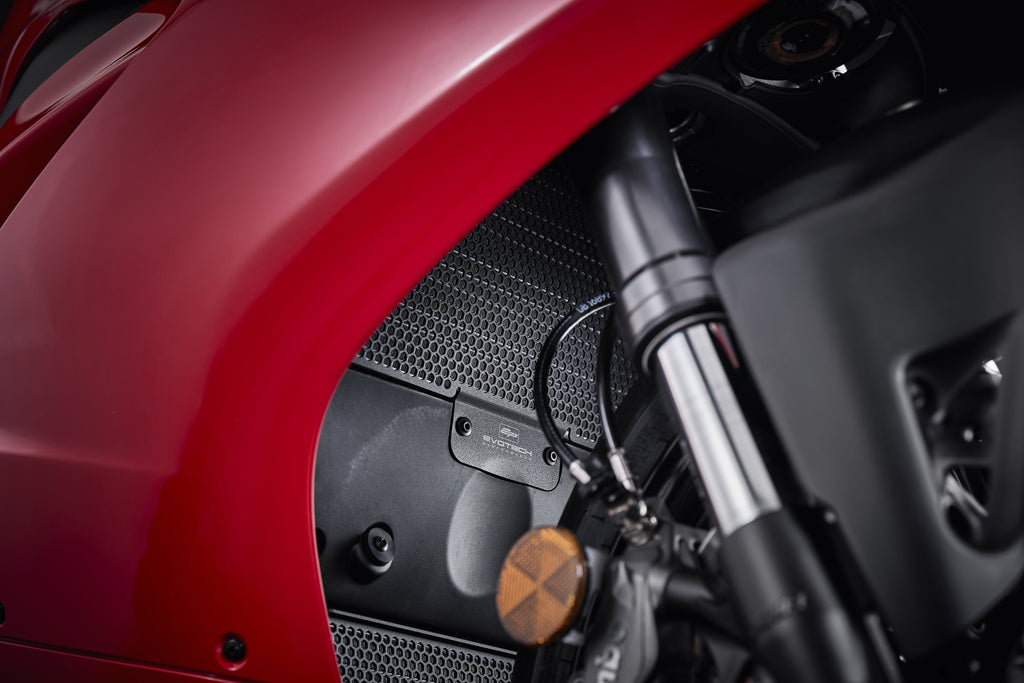 EVOTECH DUCATI PANIGALE 1299 R Fe Garde du radiateur supérieur (2017-2020)