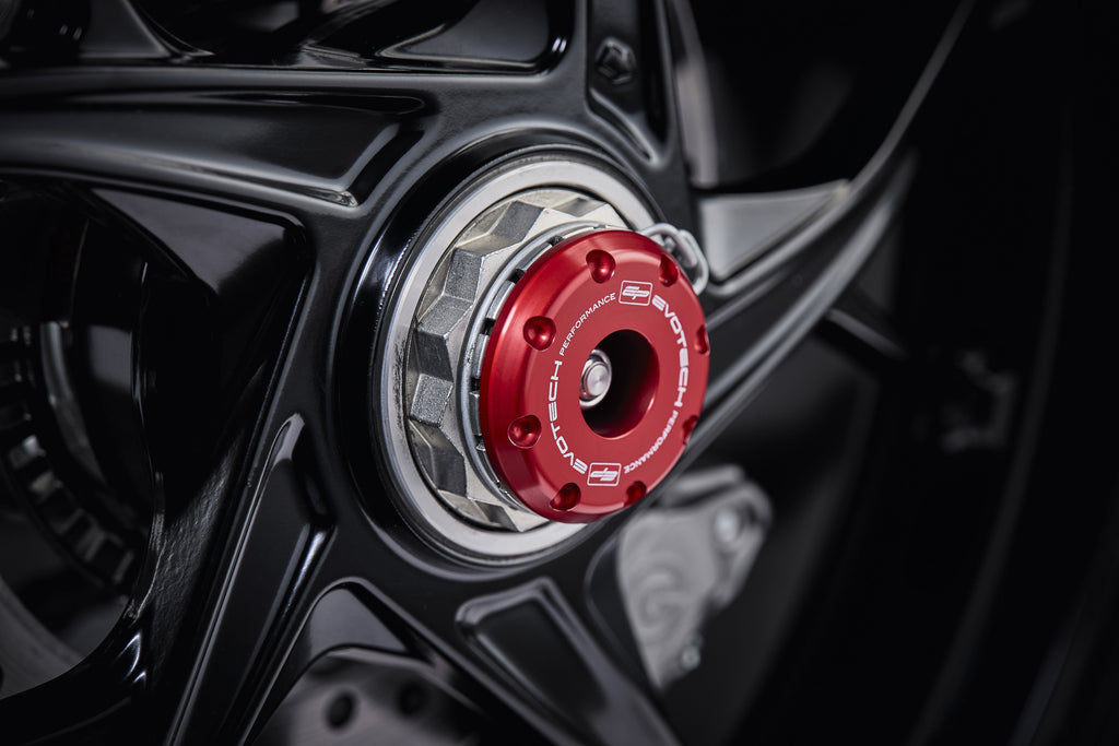 Evotech Rear Spindle Bobbins - Ducati Panigale V4 S Corse (2019-2020)