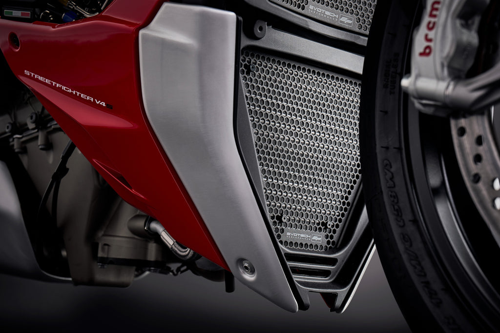 Evotech Ducati Streetfighter V4 Lamborghini Radiator Guard Set (2023+)