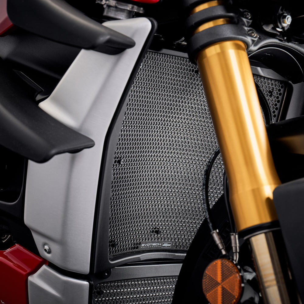 Evotech Ducati Streetfighter V4 Radiator Guard Set (2020+)