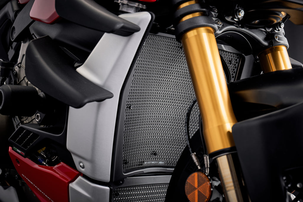 Evotech Ducati Streetfighter V4 Radiator Guard Set (2020+)