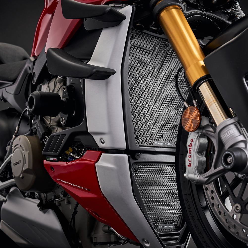 
                  
                    Evotech Ducati Streetfighter V4 Radiator Guard Set (2020+)
                  
                