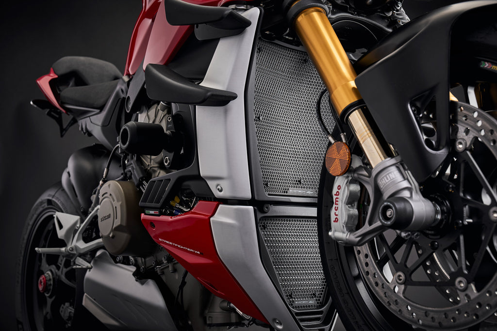 Evotech Ducati Streetfighter V4 Radiator Guard Set (2020+)