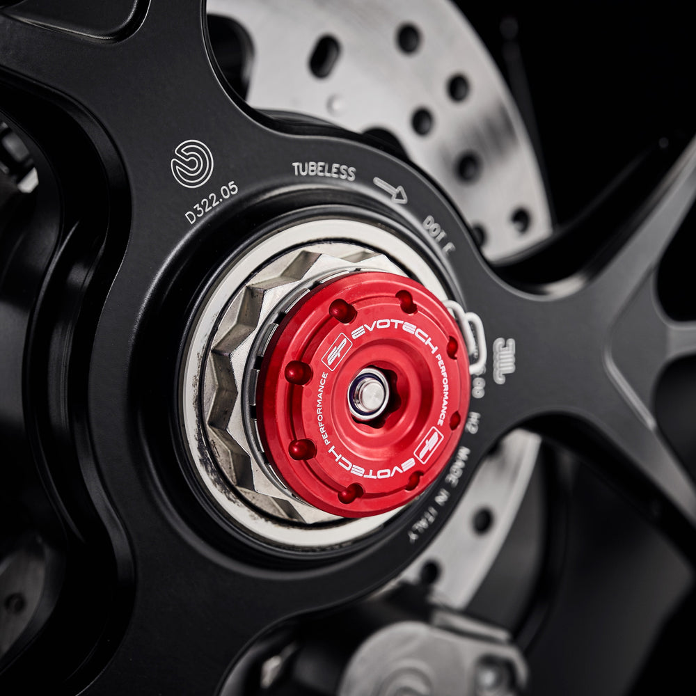 Evotech Rear Spindle Bobbins - Ducati Streetfighter V4 (2020+)