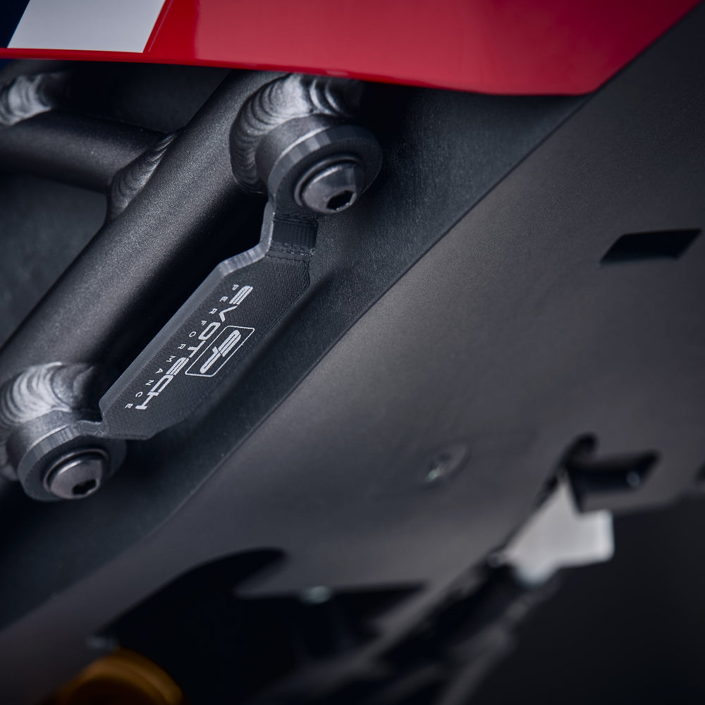 
                  
                    Evotech Honda CBR1000RR-R PIGTO DE ESCAPE Y PILSION Kit de extracción de footpeg (2024+)
                  
                