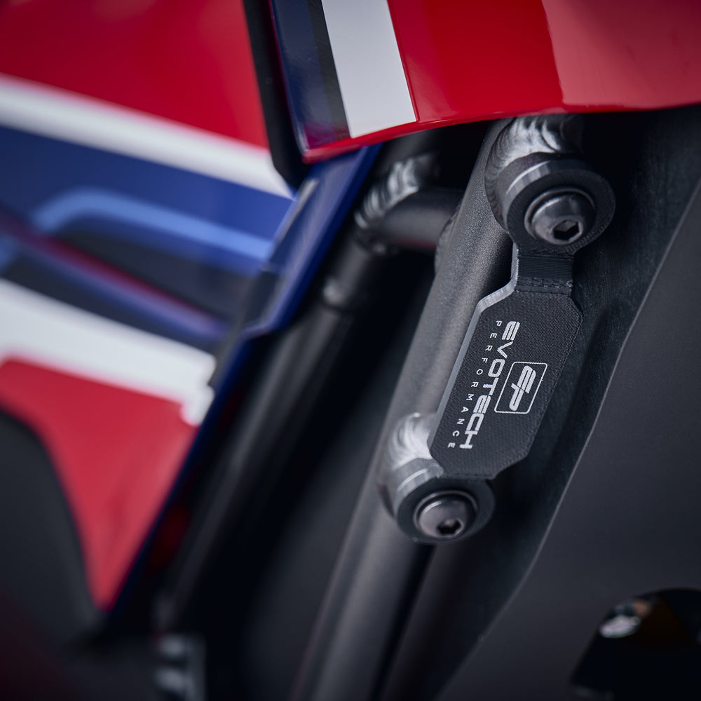 
                  
                    Evotech Honda CBR1000RR-R Fireblade SP Carbon Edition Exhaust Hanger &amp; Pillion Footpeg Removal Kit (2024+)
                  
                