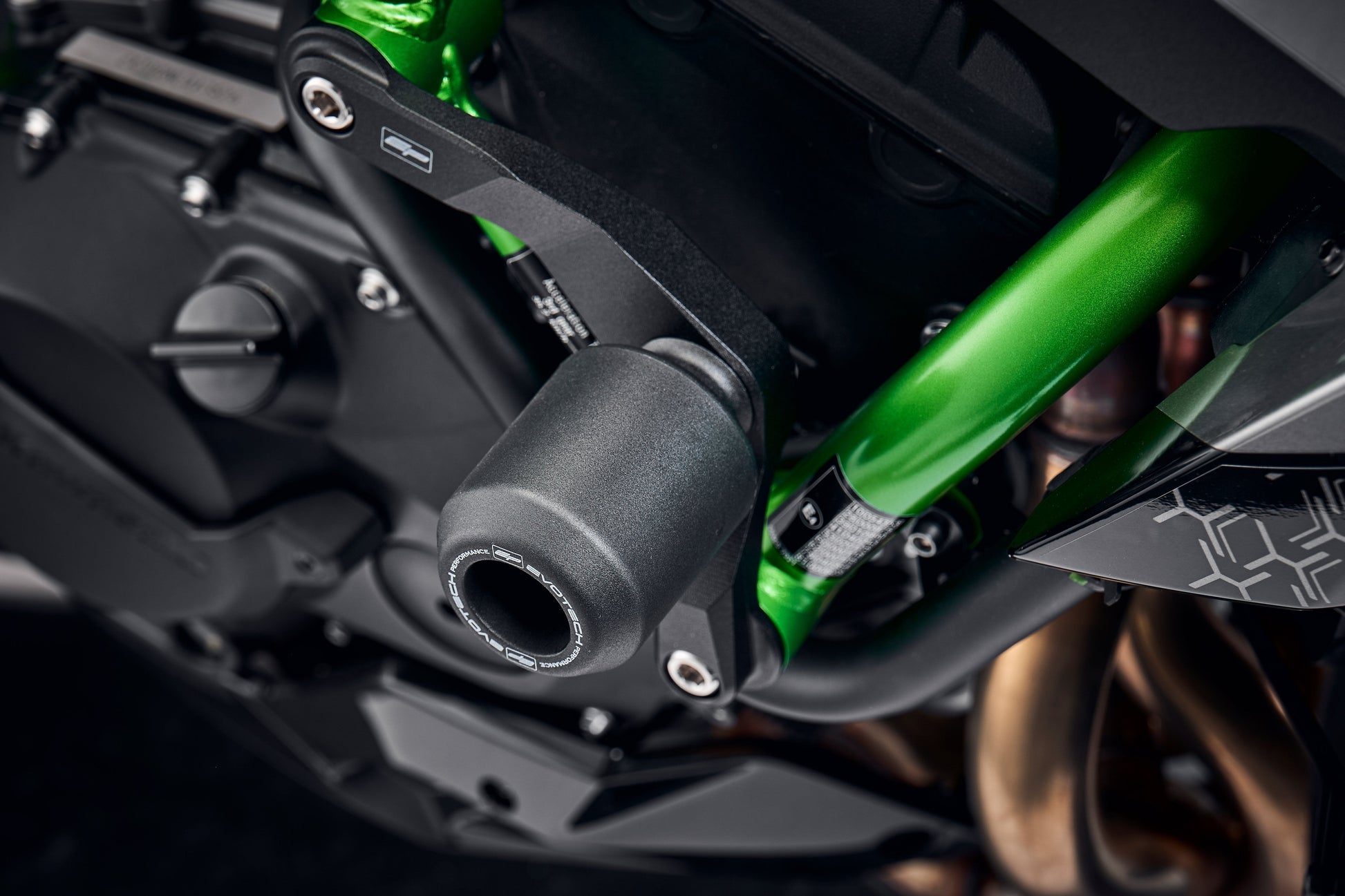 Evotech Kawasaki Z H2 SE Main Frame Valblokken set (2021+)