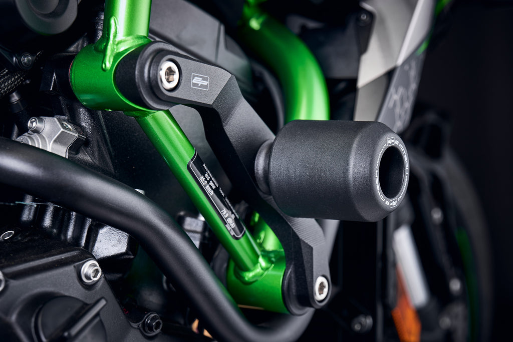 Evotech Kawasaki Z H2 SE Protección de bloqueo del marco principal (2021+)