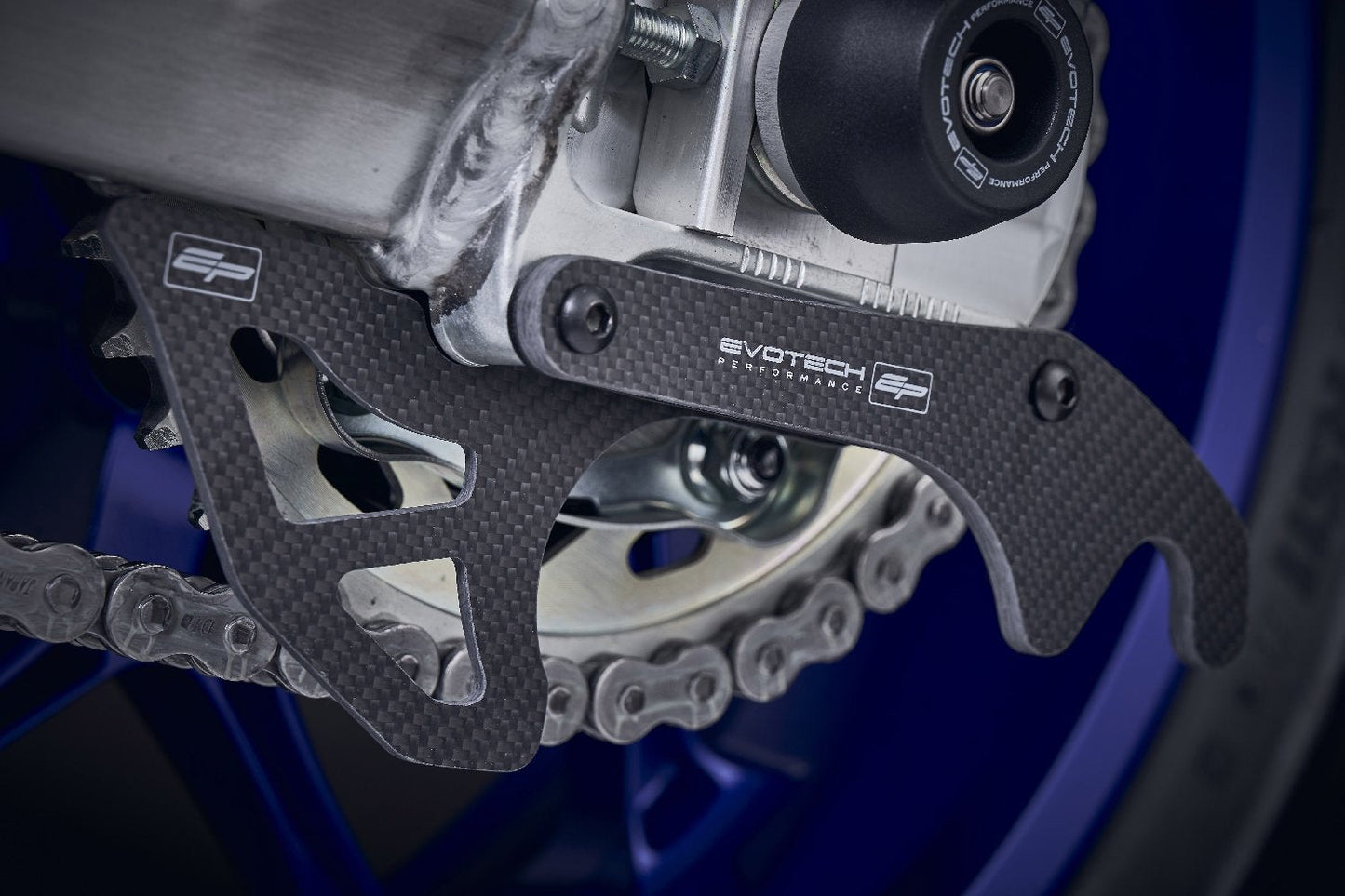 Evotech Yamaha FZ-10 Carbon Fibre Toe Guard - GP Style Paddock Stand Plates (2017 - 2021)