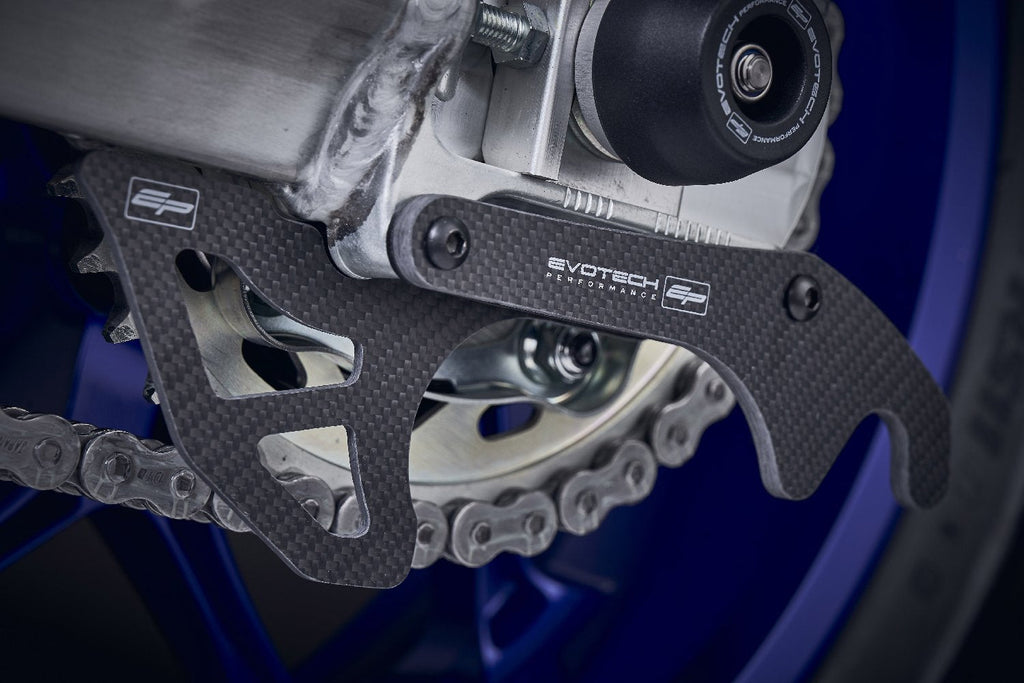 Evotech Yamaha MT -10 kolfiber för att skydda - GP Style Paddock Stand Plates (2022+)