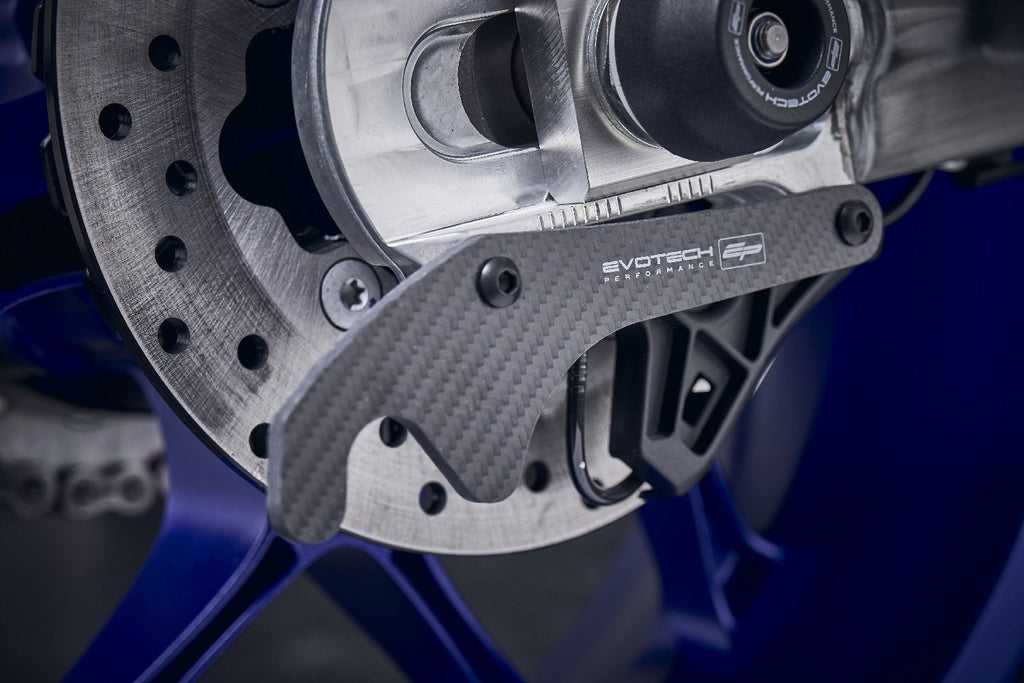 Evotech Yamaha MT -10 kolfiber för att skydda - GP Style Paddock Stand Plates (2022+)