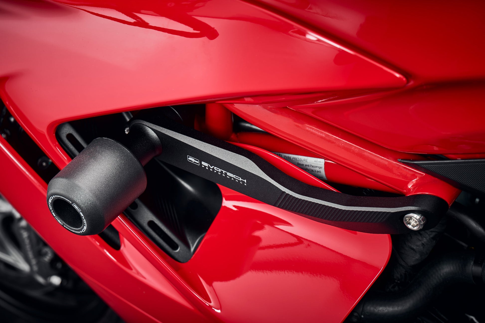 Evotech Ducati SuperSport 950 S Frame Valblokken set (2021+)